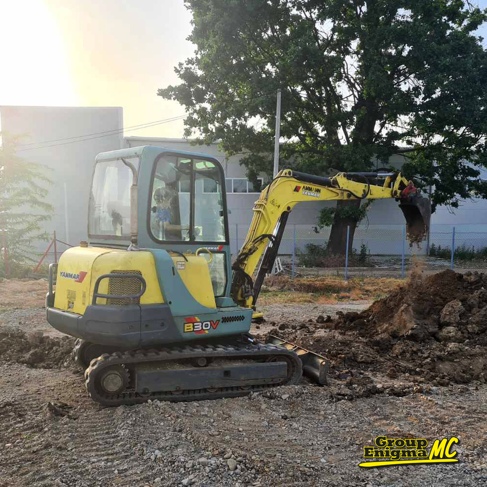 Izvršeno je ispitivanje mini bagera Yannar B30V, nakon izvršene generalne reparacije motora 3TN82