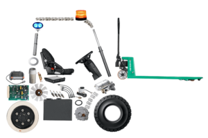 viljuškar - rastavljen